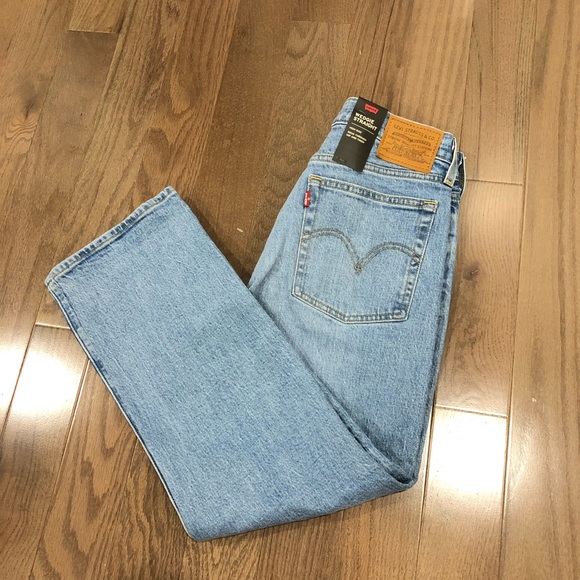 Levi's - Wedgie Fit Straight Jeans - Tango Blue - Picture 7 of 16